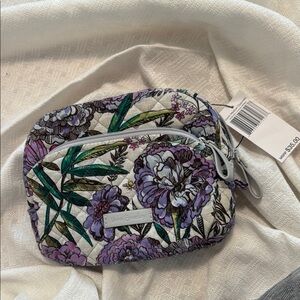 Vera Bradlet Floral Quilted Women's makeup Bag